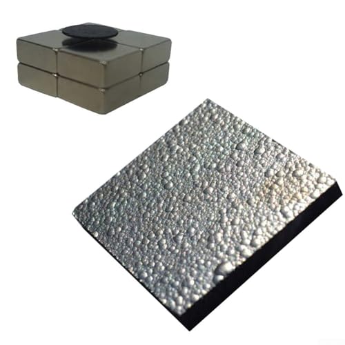 HpLive Graphitplatte, hochreine 99% der Aufhängung pyrolytische Graphit-Kohleplatte für experimentelle Elektrodenelektrolyse, Galvanik, schwarz (10 x 10 x 0,5)