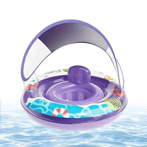 Bouées piscine anti-retournement avec canopée de plage