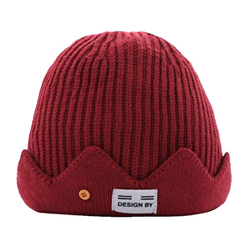 FabThing Bonnet pour l'hiver Garder au Chaud avec Design Fashion et Moderne pour Homme Femme Unisexe Chaude Rouge Cover