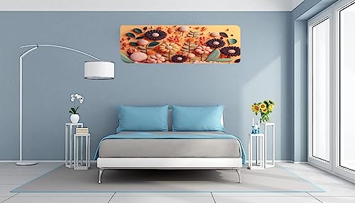 Image of DARSHANAM WORLD Beatiful Designer Ac Cover / / Cutest Printed Air Conditioning Dust Cover For Indoor & All Type AC Split Covers / / Colorfull Folding Designer Ac Cover (3D Flower 1.5 Ton)