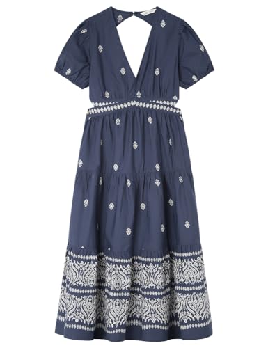SPRINGFILED, Mujer, Vestido Midi Aberturas Laterales, Medium Blue, 36
