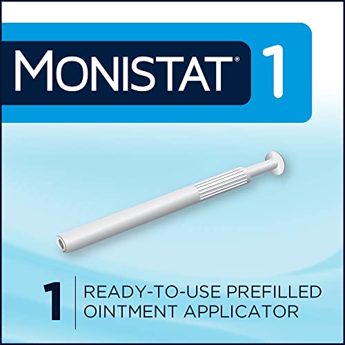 monistat 1-day yeast infection treatment for women 1 pre-filled tioconazole cream applicator fast-acting relief for vaginal itching