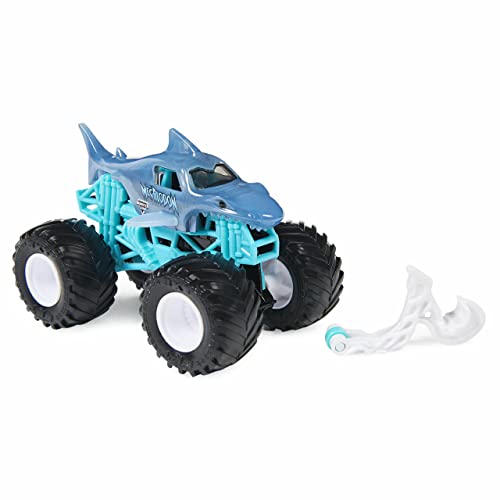 Monster Jam Wheelie Bar Series 21 Megalodon escala 1:64 miniatura 2