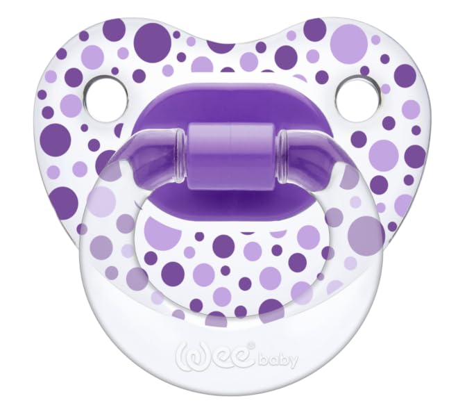 Wee Baby Şeffaf Desenli Damaklı Emzik No:2