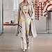 Women's Suit 3 Piece Set Fashion Floral Print Business Casual Outfits Long Blazer Jacket Matching Bras and Pants Khaki