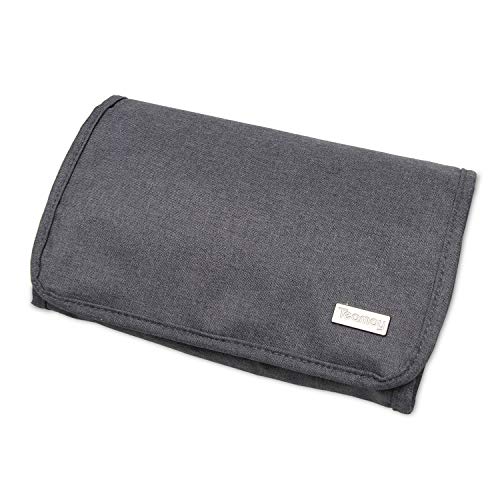 Preisvergleich Produktbild Teamoy Schmuckbeutel, Schmuck Organizer hängenderür Ringe Ohrringe Halskette,schmuck, ketten, armreifen, halsketten und mehr schmuck(Kein Zubehör im Lieferumfang enthalten), Dunkelgrau