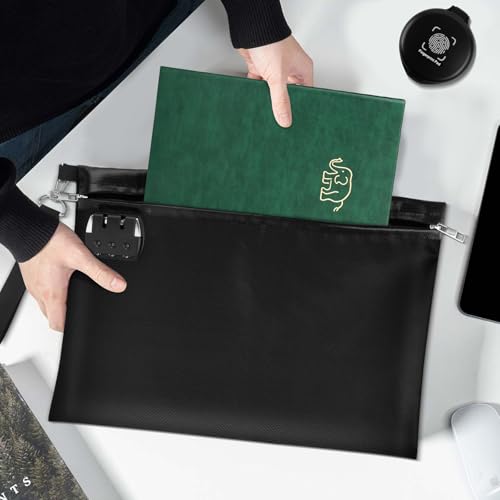 Notary Supplies Kit with Notary Journal & Bag, 2 Fingerprint Ink Pads Green by YUHUEDIT - Used condition - Image 6