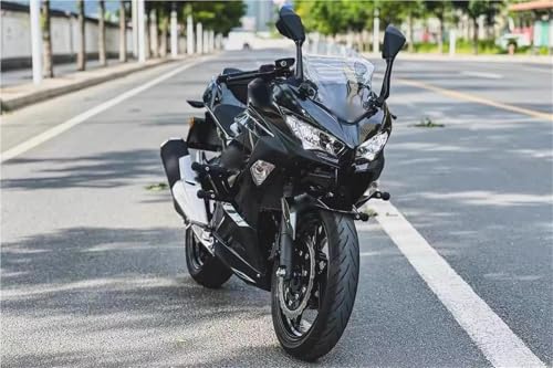 Espejo retrovisor de motocicleta con cristal antirreflejos para Ninja ZX636 y 400 7