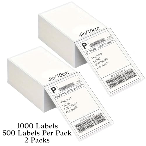 Étiquettes thermiques autocollantes par 1000 pour imprimante d'expédition 1000x150 mm