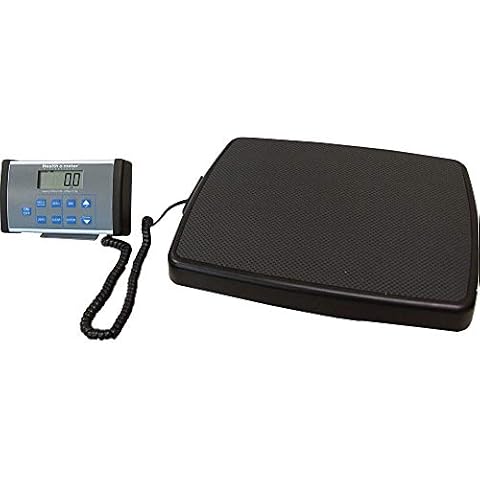 Health o Meter, HHM498KL, Professional Remote Digital Scale, 1, Black,Gray Cover