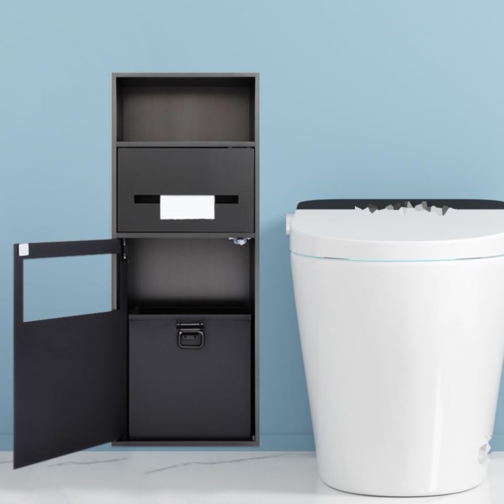 Doccia in acciaio inox – Porta carta igienica da incasso da parete rt per bagno e hotel salvaspazio nizer 18 x 80 x 12,5 cm design resistente ed elegante