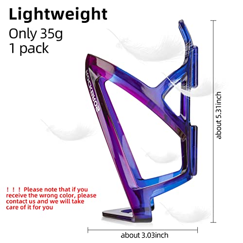 Image of ROCKBROS Bike Water Bottle Holder Ultra-Light Bicycle Bottle Cages with Screws Tool, Universal Bike Cup Holder Rack for Road MTB Bikes