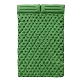 mophrati Almohadilla de Dormir para Acampar, colchón Inflable Plegable para 2 Personas, TPU, Impermeable, a Prueba de Humedad, Pesca, Suelo jardín, colchoneta Grande