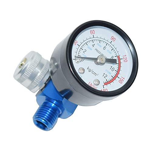 HVLP Spray Gun Air Regulator Auto Paint Air Pressure Regulator Adjustable Regulating Gauge Air Tools(1 4  NPT)