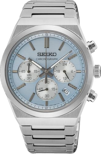 [�Z�C�R�[] SEIKO 1/5�b�N���m�O���t �N�I�[�c CHRONOGRAPH QUARTZ �����Y �r���v SSB459P1 �T�t�@�C�A�K���X �u���[ �C�O���f�� [���s�A���i]
