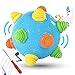VANLINNY NEW Bumble Ball for Babies,Crawling Sensory Toys for Toddlers,Baby Music Shake Preschool Toys,Dancing Interactive Sounds Infants Toy,Bouncing Learning Ball,Ideal Gift for Boys Girls(Blue)