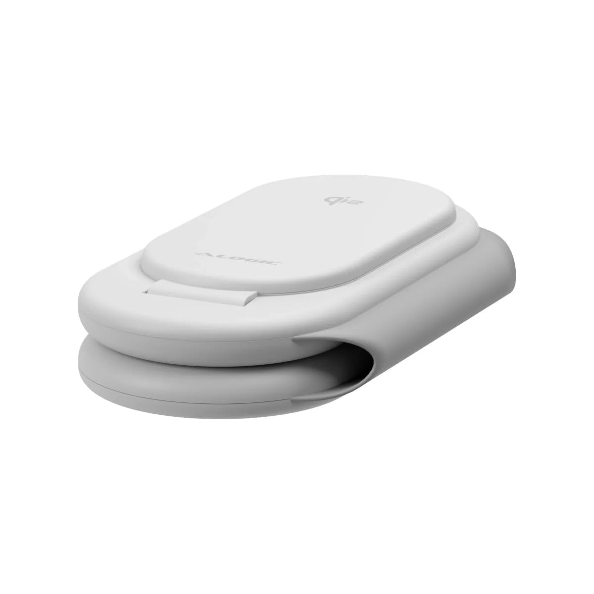 ALOGIC Packaway 3-in-1 Qi2 Wireless Charging Stand | Kabellose Ladestation | Bis 35 Watt | Für iPhone, Apple Watch und AirPods | Faltbar | USB-C I Weiß