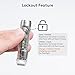 RovyVon 4th USB-C Aurora A8 EDC Flashlight, 6500K LED Max 650 Lumen, Momentary On Keychain Light with Magnetic Clip/Base, Lock Mode, for Checking Outdoor(365nm/Red/White)