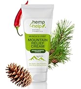 Mountain Deep Heat Cream - Powerful Organic Relief for Muscle & Joint Pain, Fast-Acting Formula f...