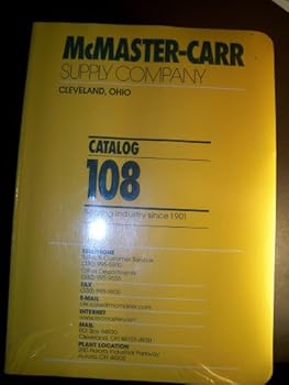 Paperback McMaster-Carr Supply Company Catalog 108 Book