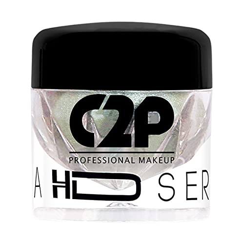 Image of C2P Pro Eyeshadow Pigment for Eye Makeup - 2g | Long-Lasting and Highly Pigmented Loose Precious Pigments with Metallic Effect | Cosmetics For Women and Girls,Rule Breaker 45, 2 grams