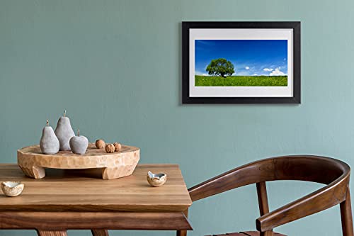 Affiche encadrée salon et chambre image nature d'herbe cadre MDF 30x20 - 3
