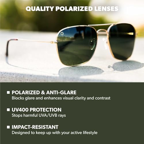 Image of Knockaround Polarized Navigator Sunglasses for Men & Women - UV Protection