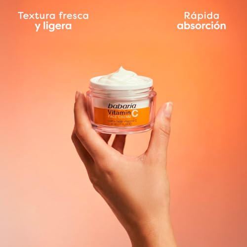Miniatura 3 de Babaria - Crema Facial Con Vitamina C Y E, Tratamiento Antioxidante Y Protector, Aporta Luminosidad, Apto Para Pieles Grasas, Vegano, 50 Ml