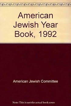 Hardcover American Jewish Year Book, 1992 (92) Book