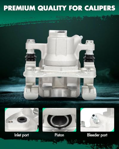 Image of SCITOO Rear Left Brake Caliper With Bracket 19B3131 Compatible For Lexus For ES350 2007-2012 For Toyota For Avalon 2008-2011 For Toyota For Camry 2007-2011