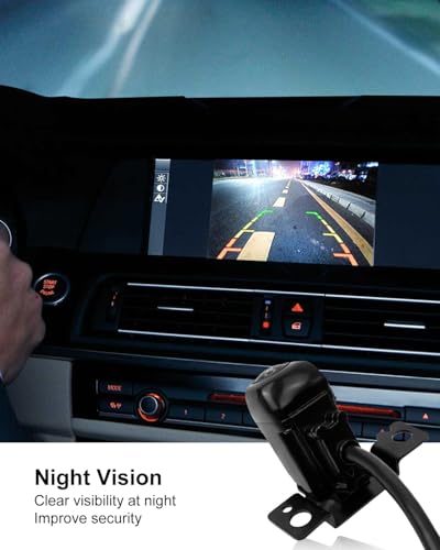 Image of Backup Camera Fit for Hyundai Santa Fe 2017 2018 2019, Rear View Camera Replace 95760-B8650 95760-B8641 95760-B8640 95760B8650 95760B8641 95760B8640