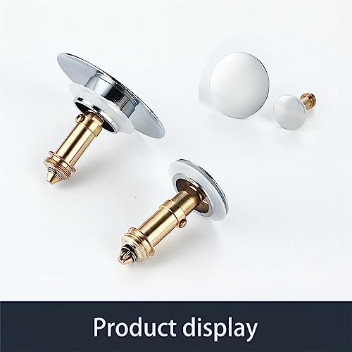 Tappo Scarico A Scatto In Ottone 66mm - Per Lavabo Bagno, Pop-up Click Clack - Foto 10