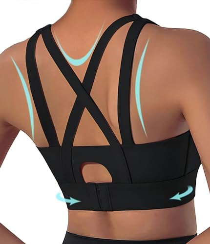 Image of Fabluk Sports Bra European Design - High Impact Support for Running & Cycling