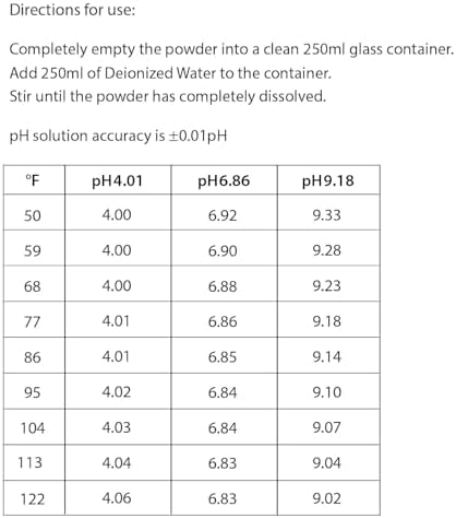 VERENIX 36 Pcs pH Meter Buffer Solution Powder, pH Buffer Calibration Solutio...