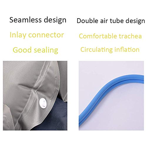 Anti Decubitus Luftmatratze, Streifen Aufblasbare Anti-Dekubitus Matratze Wasserdicht Atmungsaktiv Abnehmbares Loch Design Kissen Bett Wunde – Bild 7