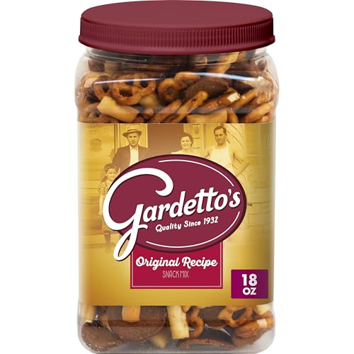 Gardetto's Snack Mix, Original Recipe, Salty Snacks Tub, 18 oz