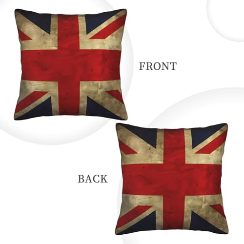 Coussin drapeau britannique double face 40x40 cm pour rénover un canapé usé - 4