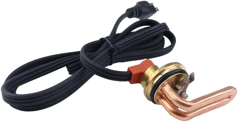 DVPARTS Engine Block Heater 3100130 Compatible with Chevrolet and GMC 2001-2008 V8-6.6L, Diesel (Duramax), 2007-2015 V8-6.6L Diesel (Duramax), 40mm Diameter 120V 1000W