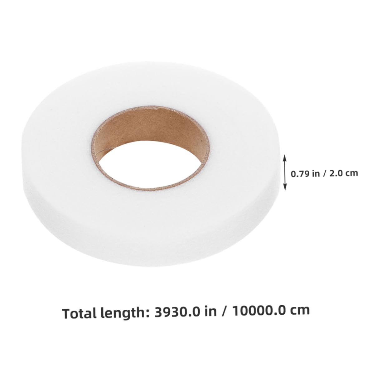 HOMSFOU 5 Ensembles Doublure Adhésive Double Face Tissu Robe Décor Ruban Adhésif Double Face Bande Aimantée Adhésive Rideau Ourlet Ruban Sans Couture Chiffon 2 Rouleaux*5