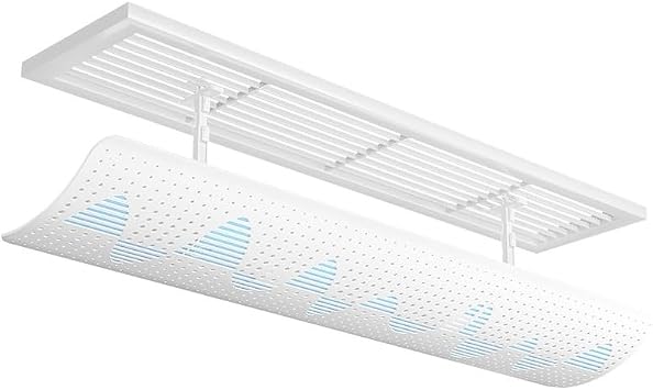 Air Conditioner Deflector, Ceiling Air Conditioner Windshield, Air Vent Deflector Anti Direct Blowing Wind Guide, Air Conditioning Vent Cover fo Prevent Condensation Size 60cm/24in