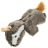En peluche en peluche - agréable au toucher, la marionnette à main en forme d'animal de dessin animé est un amusant pour les enfants qui s'intéressent à l'interaction et à la narration, pour animaux