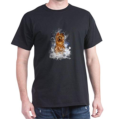CafePress Silky Terrier T Shirt 100% Cotton T-Shirt Black