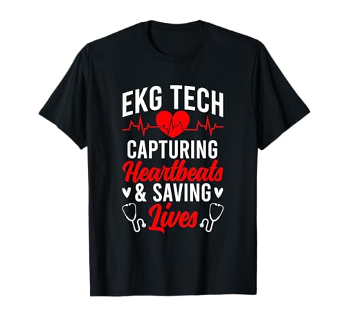 EKG Tech Capturing Heartbeats EKG Technician T-Shirt