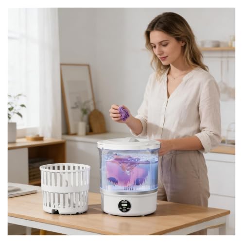 Lavadora para ropa interior portátil de 3L con batería de 6000mAh 3