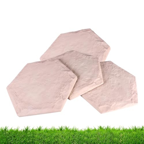Grands tremplins d'aménagement paysager haut de gamme | Lot de 4 pierres décoratives de jardin