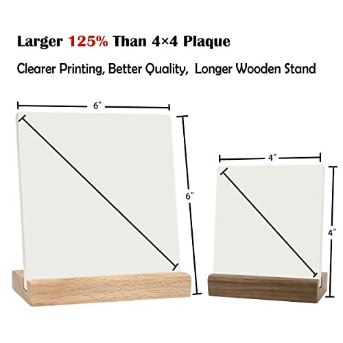 Urbcent Inspirational Desk Decoration 6”X6” Plaque Encouragement Signs For Women Cheer Up Motivational Gifts For Friends Positive Saying Decorative Plaque For Home Office #TOP2