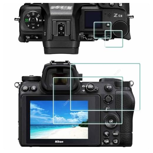 ULBTER Displayschutz schutzfolie für Nikon Z6 III Z 6III Z6III Z6 III + OBEN [2+2 Stück], Displayschutzfolie LCD gehärtetes Glas 0,3 mm Härtegrad 9H kratzfest zubehör