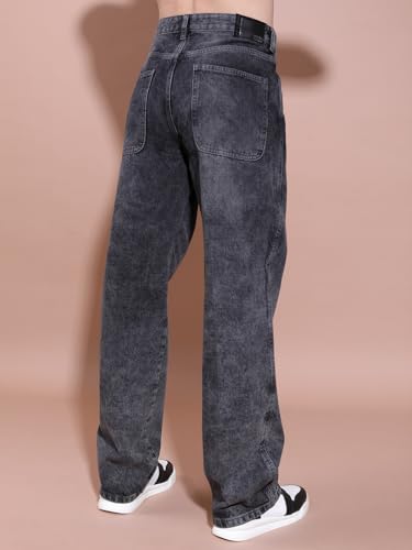 Image of Highlander Men's Relaxed Fit Jeans | Mid-Rise | Heavy Fade | Jeans for Man