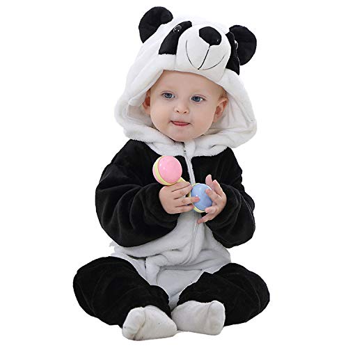 Baby in Panda Jumpsuit