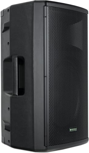 Pronomic E-215 MA - Cassa Attiva 2 Vie - Potenza: 120 Watt (RMS) - Woofer 15 + Driver a Compressione 1,0 - Ricevitore Bluetooth e Lettore MP3 con USB/SD - Inclinazione Monitor